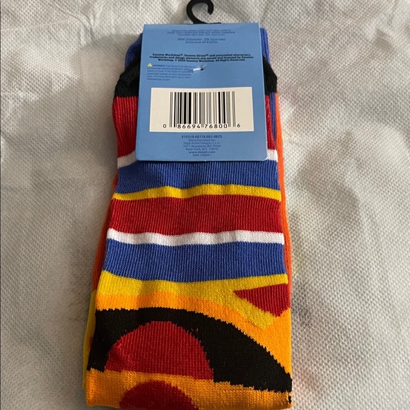Bert and Ernie Colorful Striped Sesame Street Character Socks NWT - Picture 5 of 6